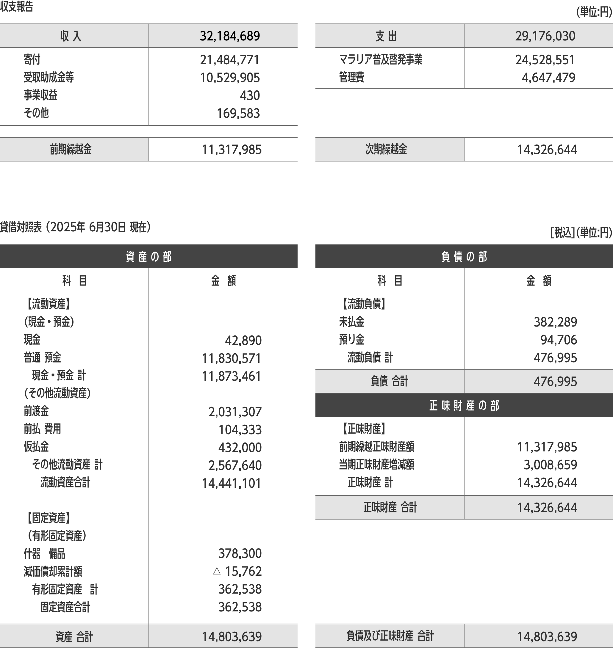 2024年度財務報告
